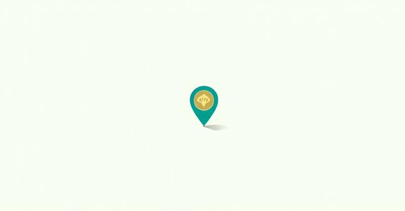 Map showing the location of Iroha T-Shirts physical store in Kyoto.